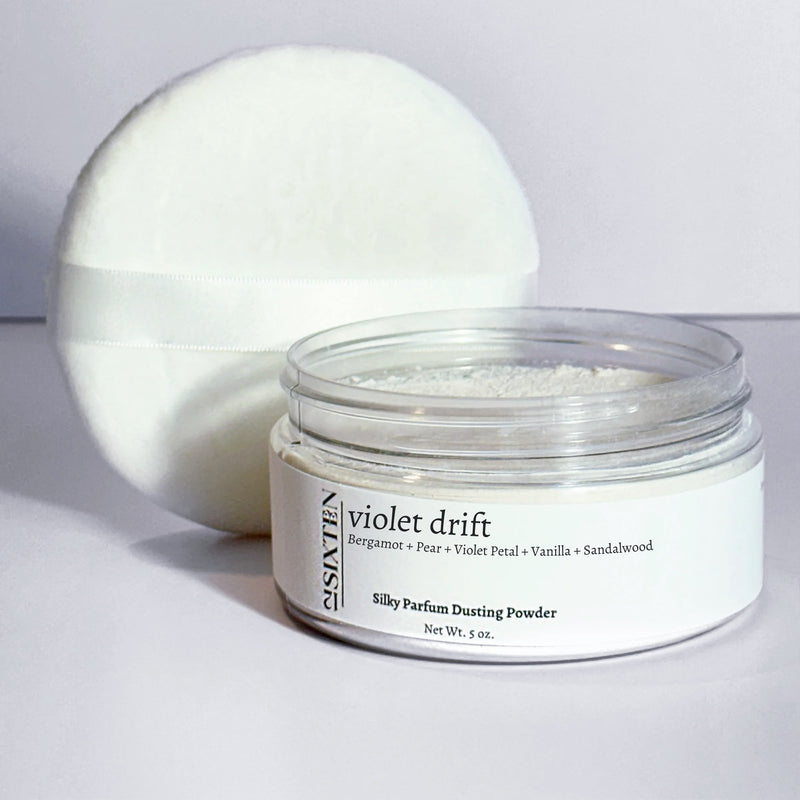 violet drift - silky parfum dusting powder