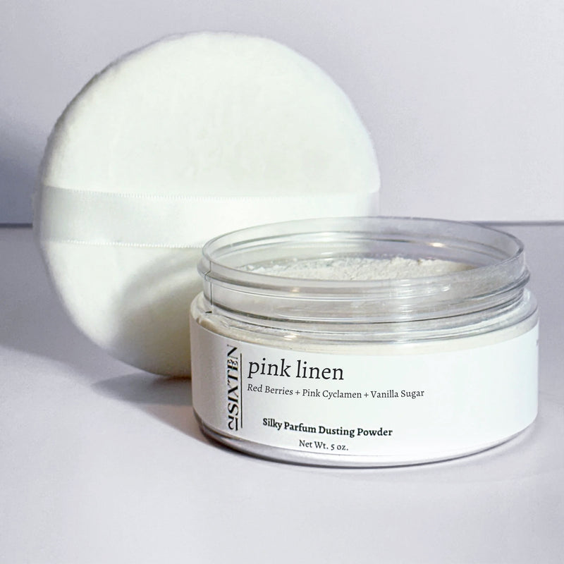 pink linen - silky parfum dusting powder