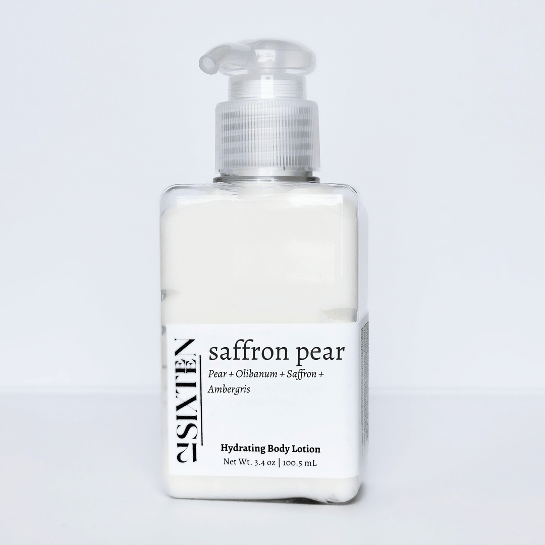 saffron pear - hydrating body lotion